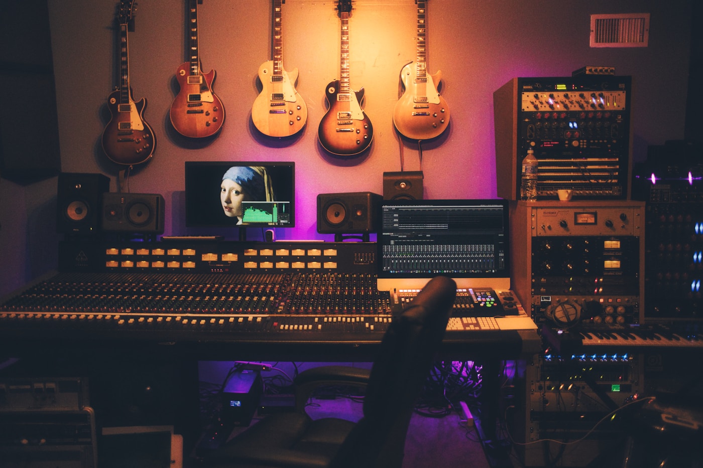 Professional editing studio